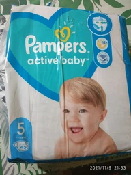 Підгузки Pampers Active Baby Junior Размер 5 (11-16 кг) 64 шт (8001090949974) фото від покупців 4