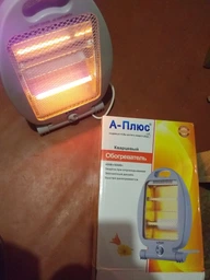 Кварцевый обогреватель Heater CB-7745 Crownberg Quartz -800Вт фото от покупателей 16