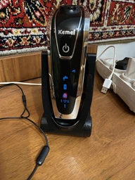 Електробритва акумуляторна Kemei KM-5181 4в1 Чорна фото від покупців 2