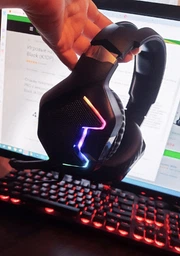 Игровые наушники ONIKUMA K10 Pro с микрофоном, RGB подсветкой и 50мм динамиками для ПК и консолей фото от покупателей 3
