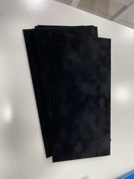 Конверт дизайнерский DL черный бархат бумага Dainel SG Black 5 шт.