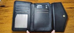 Портмоне клатч візитниця з RFID-захистом, 17 відділень, 23x13см, текстиль Без бренду фото від покупців 3