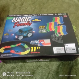 Гоночна траса Magic Tracks 360 деталей на 2 машинки, міст, декор та перехрестя