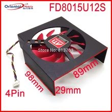 Вентилятор кулер FirstD для видеокарты ASUS 75 мм 4-pin (orgnl) FD8015U12S (FD8015U12D R128015SU R128015BU EFB0812HB R128015BH) (№24) фото от покупателей 5