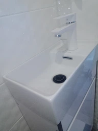 Умывальник накладной CERSANIT Crea 400x220x105мм прямоугольный белый CCWF1007298215 фото от покупателей 1