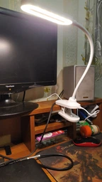Настільна лампа світлодіодна LED VIDEX TF09W 7W 3000-5500K біла фото від покупців 5
