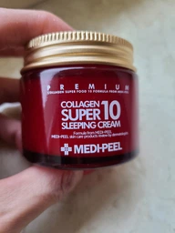 Омолаживающий ночной крем для лица с коллагеном Medi-Peel Collagen Super10 Sleeping Cream 70 мл (8809409342382) фото от покупателей 3