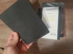 Книга записная Axent Nuba Soft А6 96 листов в клетку Серая (8604-03-A) фото от покупателей 14