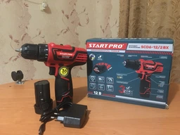 Дриль-шурупокрут акумуляторний START PRO SCD6-12/2 BX