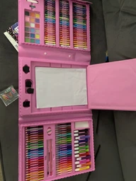 Дитячий набір Art Set для малювання на 208 предметів Рожевий для дівчаток фото від покупців 6