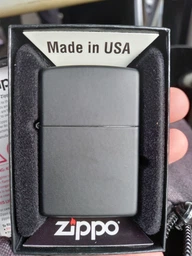 Запальничка Zippo Black Matte (218) фото від покупців 1