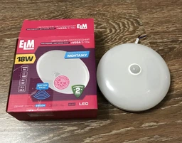 Светильник настенно-потолочный ELM VEGA S 9W 6500К IP20 (26-0124) с датчиком движения фото от покупателей 7
