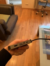 USB хаб Type C 8 в 1 HDMI USB Hub 3x3.0 Ethernet LAN RJ 45 USB SD TF Card Reader USB C перехідник USB-C PAVLYSH P4 фото від покупців 4
