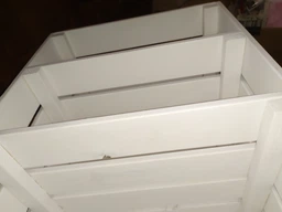 Ящик дерев'яний білий з 2 полицями ECO WoodBox (ДхШхВ:50*40*32см) фото від покупців 3