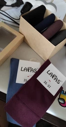 Набор женских носков высоких хлопковых Lapas 6P-210-888 38-40 6 пар Разноцветные (4820234216642) фото от покупателей 6