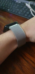 Ремешок для Amazfit BIP | Bip Lite | Bip U / Pro/ Mini | GTS | GTS 2 /3 | Gtr 42mm миланская петля 20мм Milanese loop Браслет Черный BeWatch (1010201) фото от покупателей 5