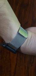 Ремешок для Amazfit BIP | Bip Lite | Bip U / Pro/ Mini | GTS | GTS 2 /3 | Gtr 42mm миланская петля 20мм Milanese loop Браслет Черный BeWatch (1010201) фото от покупателей 4