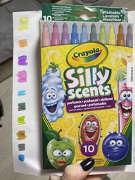 Набор фломастеров Crayola Silly Scents тонкая линия washable с ароматом х 10 шт (071662650711)