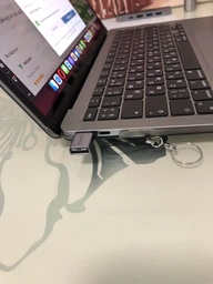 Адаптер Ugreen OTG to USB 3.0 Type-C Silver White с карабином (US270) фото от покупателей 10