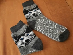 Носки мужские теплые высокие шерстяные Лео Хаски Шерсть 40-45 Серые (ROZ6400027141) фото от покупателей 2