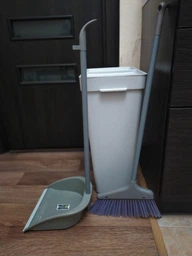 Набір совок і віник з довгою ручкою Eco Fabric, зелений (EF-0075-G) фото от покупателей 12