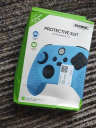 Силиконовый чехол + накладки для геймпада Xbox Series S X TYX-0626 Dobe красный фото от покупателей 5