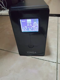 Джерело безперебійного живлення Vinga LCD 600VA metal case with USB 600 ВА / 360 Вт / 7 А*ч (VPC-600MU) фото від покупців 1