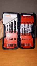 Набір свердел Bosch HSS PointTeQ по металу 18 шт (2608577350) фото від покупців 15