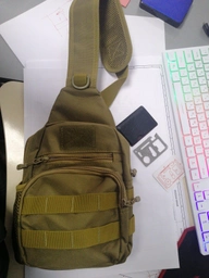 Тактическая сумка Tanluhu 835 песочный фото от покупателей 1