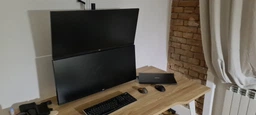Настільне кріплення для двох моніторів ITech Black (MBS-21F) фото від покупців 4