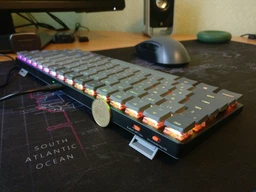 Клавиатура беспроводная Keychron K3 Low Profile Optical Blue RGB USB/Bluetooth (ENG/UKR) Black (K3E2_Keychron) фото от покупателей 3
