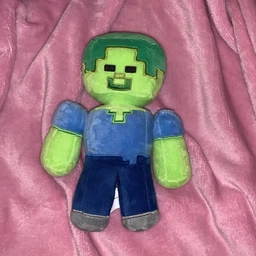 Плюшевая игрушка Ребенок Зомби из Майнкрафт Mojang Minecraft Baby Zombie 16 см