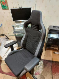 Геймерське крісло GT Racer X-0712 Shadow Black фото від покупців 14