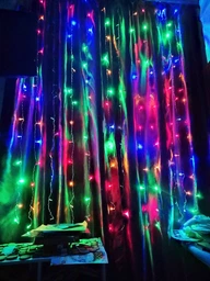 Светодиодная гирлянда Shine X-mas Lights 200-4 Штора занавесь 156LED 2*2 метра белый фото от покупателей 1