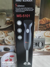 Блендер ручний занурювальний Hand Blender Domotec MS-5101 350Вт чорний фото від покупців 10