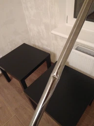 Карниз металевий Orvit Заглушка однорядний 19 мм 300см чорний оксамит фото від покупців 6