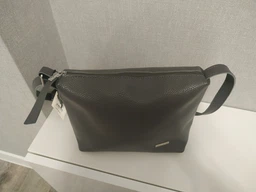 Кожаная женская сумка кросс-боди Borsacomoda 810023 черная фото от покупателей 13