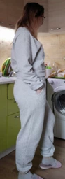 Спортивный костюм женский Puma Loungewear Suit 84585504 L Light Gray Heather (4063699227215) фото от покупателей 5