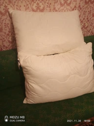 Антиаллергенная подушка MirSon EcoSilk №1602 Eco Light 50х70 средняя Creamy (2200002647113) фото от покупателей 5