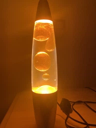 Лава лампа Lava Lampe TOPA 34.5 см Жовта Воскова