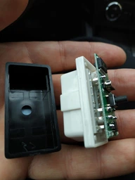 Автомобільний сканер ELM327 v1.5 Bluetooth з кнопкою, чіп PIC18F25K80