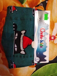 Детские колготки 1-1.5 года хлопковые Conte Kids New Year 19С-96/1СП-557 80-86 см Темно-бирюзовые (4810226552308) фото от покупателей 6