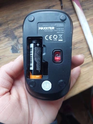 Миша бездротова Maxxter Mr-333 Black фото від покупців 1