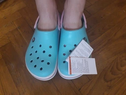 Сабо Crocs Crocband Clog Ice Blue M5W7-37-24 см 11016-W фото від покупців 4