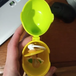 Контейнер для пустышки 0+ Baby Тeam Желтый с зеленым фото от покупателей 9