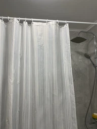 Шторка - занавеска для ванной Spirella Raya 180x200 Polyester Белая (10.14418) фото от покупателей 4
