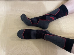 Носки Head Hiking Crew Unisex 2-pack 35-38 black/red 781001001-232