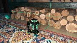 Лазерний рівень PROTESTER PREMIUM, 4x360° 2xH360/2xV360, LCD-дисплей, Bluetooth, пульт ДК — зелений промінь (LL516G)