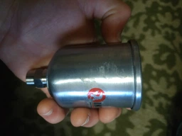 Пистолет покрасочный HP MINI форсунка (d-0,5 мм) с верхним металлическим бачком 125 мл, плоский и овальный факел INTERTOOL фото от покупателей 4