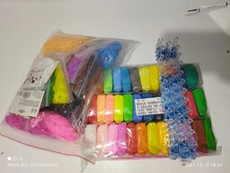 Набор для плетения браслетов из резинок Fashion loom bands set 28 цветов 12000шт фото от покупателей 5